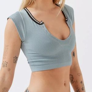 go for gold grey top